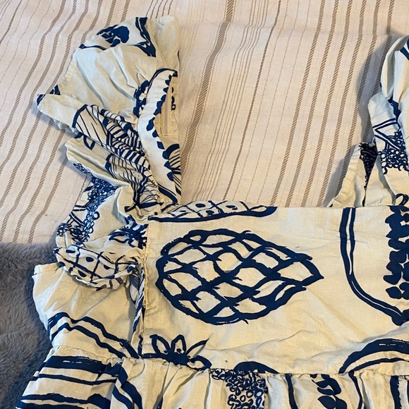 Entro Fruit Print Tiered Dress - Picture 3 of 8